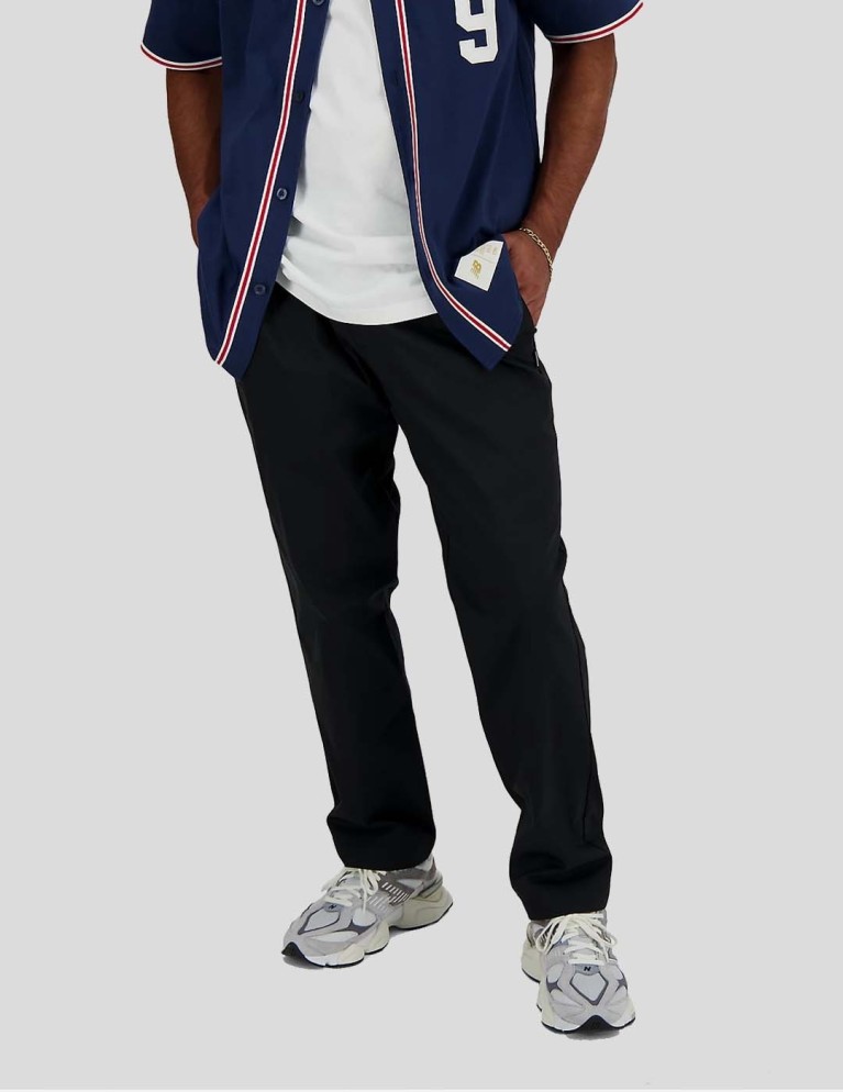 Pantalon NEW BALANCE twill straight pant black
